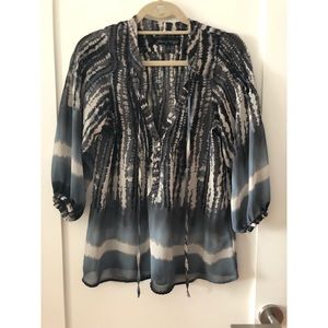 Patterson J Kincaid Long Sleeve Blouse in Small